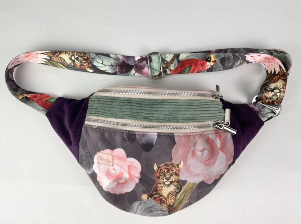 Torebka / nerka welurowa JAVA LEO 22.11