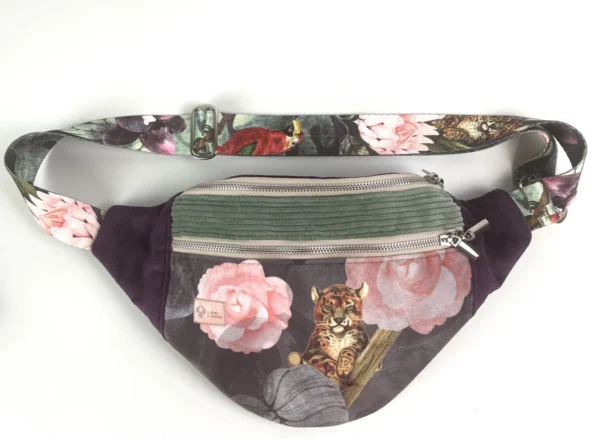 Torebka / nerka welurowa JAVA LEO II 22.11