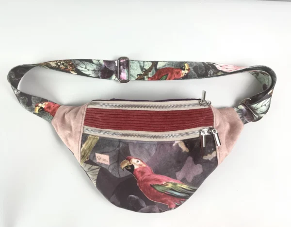 Torebka / nerka welurowa JAVA PAPUGA 22.11