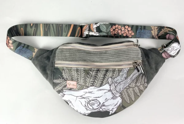 Torebka / nerka welurowa PSYCHO FOREST CZACHA 22.11