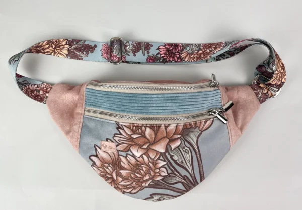 Torebka / nerka welurowa SEPTEMBER PINK 2 22.11