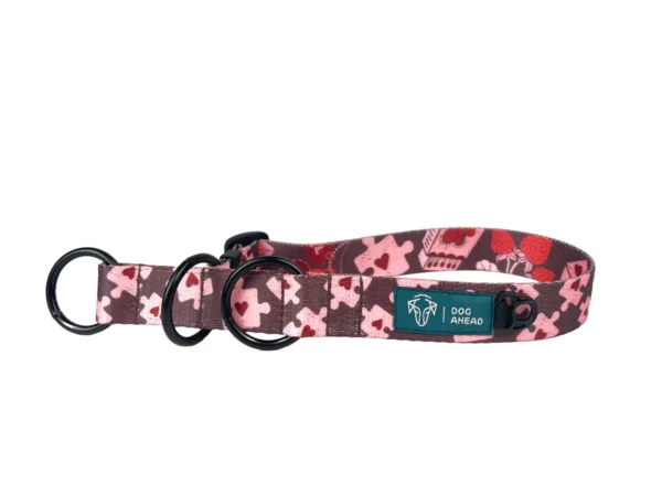 Obroża półzaciskowa AMOUR / PUZZLE